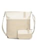 Jana Schultertasche 33 cm nubuk linen