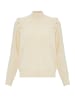 Damen Strickpullover in Wollweiss