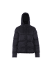 Damen Wattierte Winterjacke in Schwarz