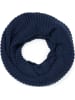Strick Loop Schal in Midnight-Blue