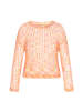 Women Sweater in orange multicolor