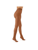 Damen Elegante Strumpfhose mit außergewöhnlicher Elastizität in Dunkelbeige