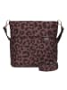 Mademoiselle.M Schultertasche 25 cm leo brown
