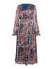 Women Maxikleid Mit Paisley-Print in Blau Mehrfarbig
