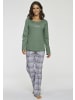 Pyjama in lila-kariert