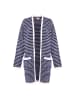Damen Sweater in MARINE WEISS STREIFEN