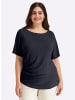 Shirt in tiefblau