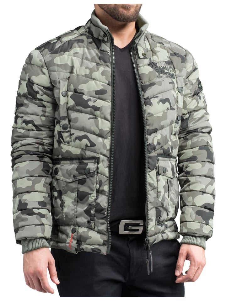 Marikoo Gartoso Army KaufenLimango Günstig In Steppjacke Grey bYy6gvf7