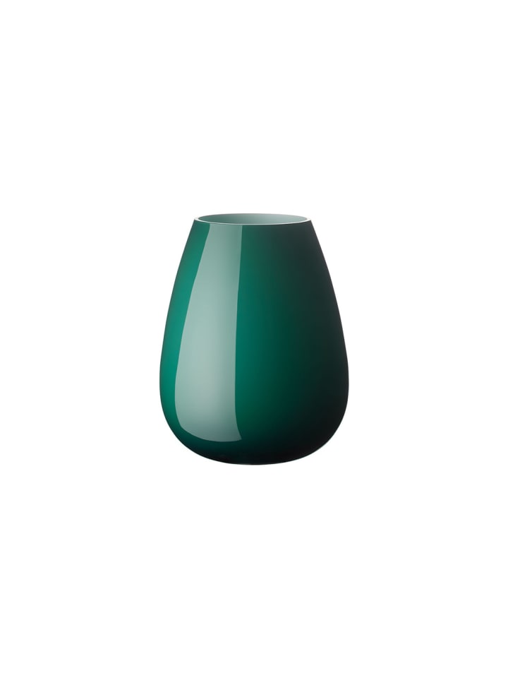 Villeroy & Boch Vase groß emerald green Drop in grün günstig kaufen