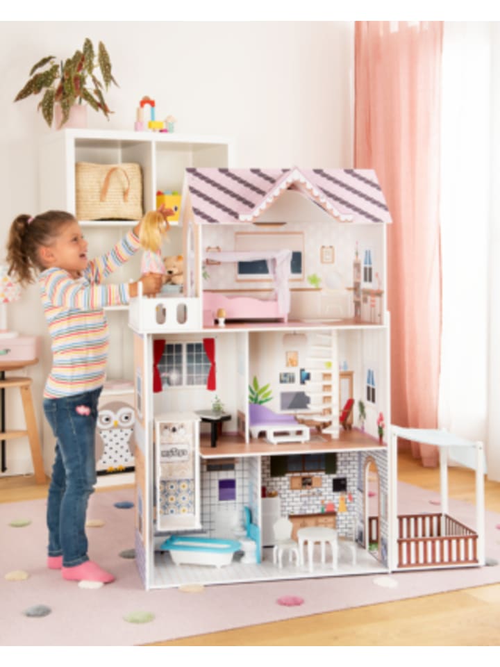 MyToys Puppenhaus mit Garten und Möbel günstig kaufen limango