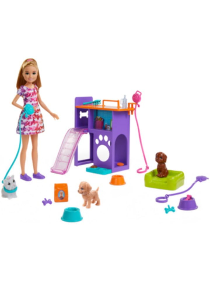 Mattel Exklusiv Barbie Hunde Welpen Spielset Mit Stacy Puppe
