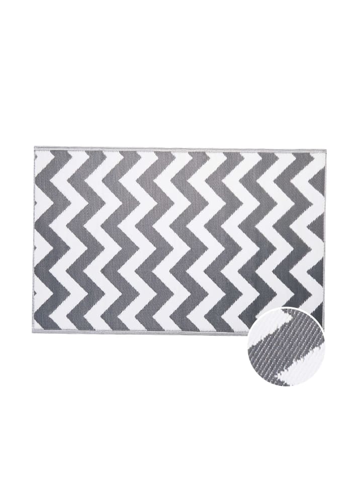 Butlers In Outdoor Teppich Zickzack 180x120 Cm Colour Clash In