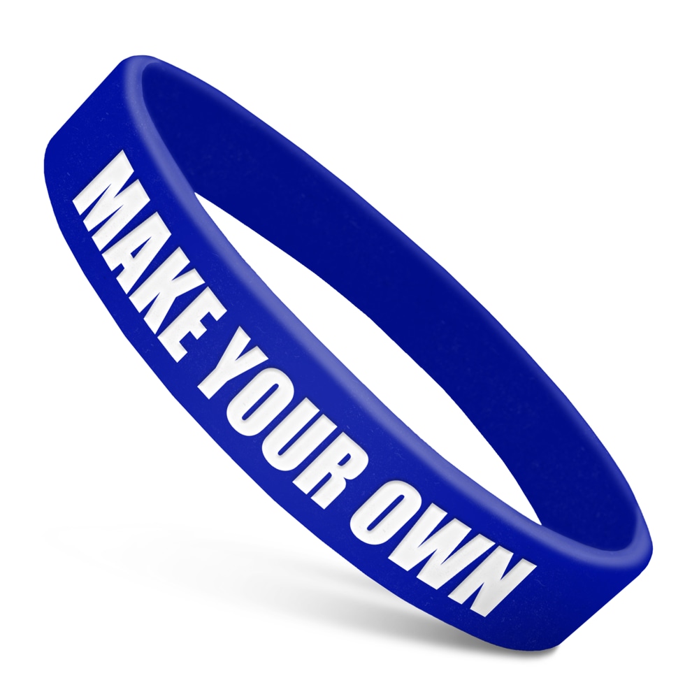 Custom Rubber Bracelets - Personalize Your Own - 100% Silicone