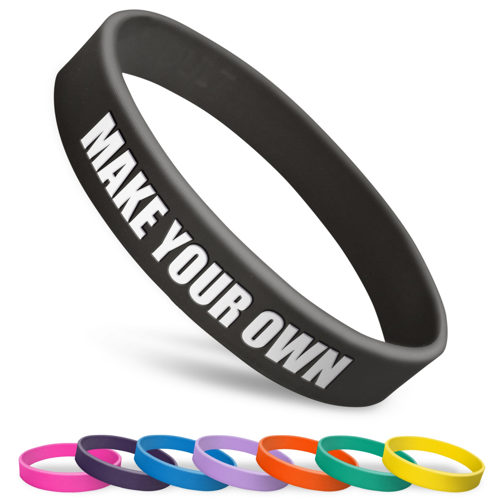 The Classic Rubber Wristband - Completely Customizable!