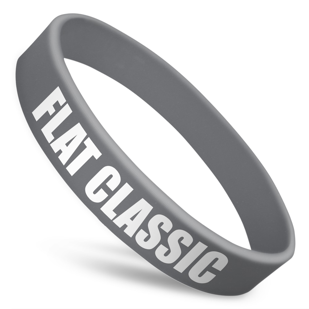 Flat Classic Custom Wristband - Printed