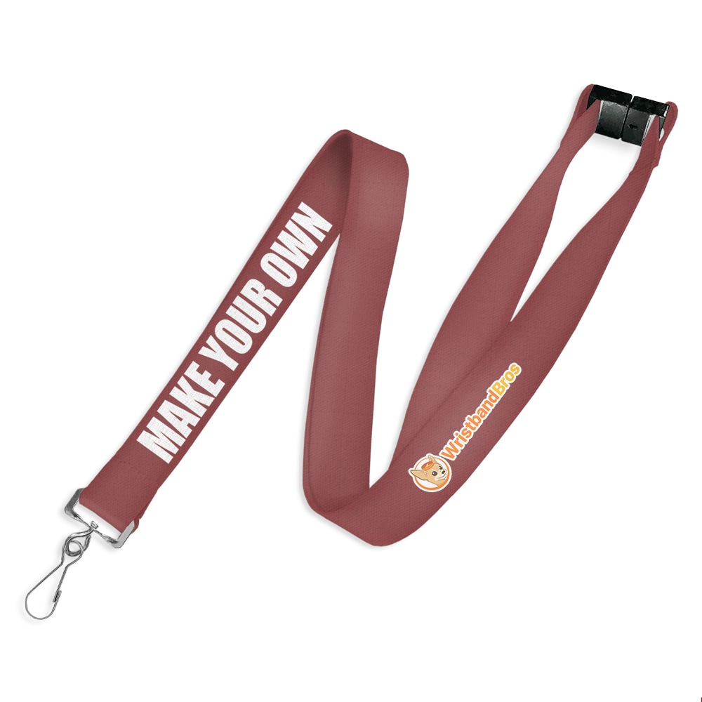 Custom Breakaway Lanyard With Swivel Hook - Polyester