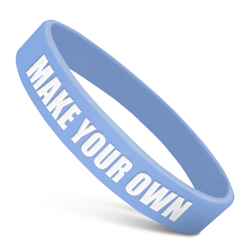 Custom Rubber Bracelets - Personalize Your Own - 100% Silicone