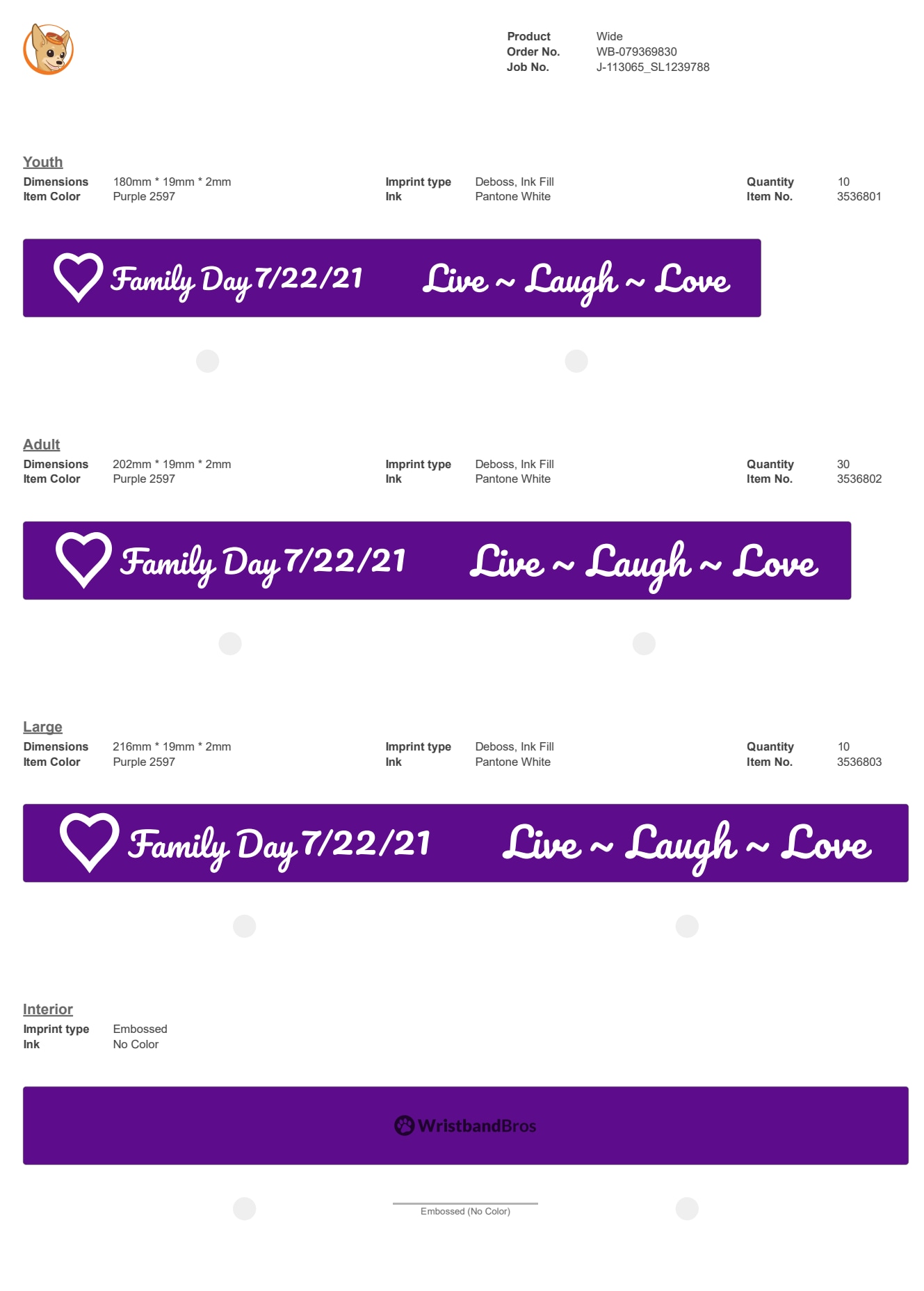 Custom Wristbands Rubber Bracelets Free Shipping Wristband Bros