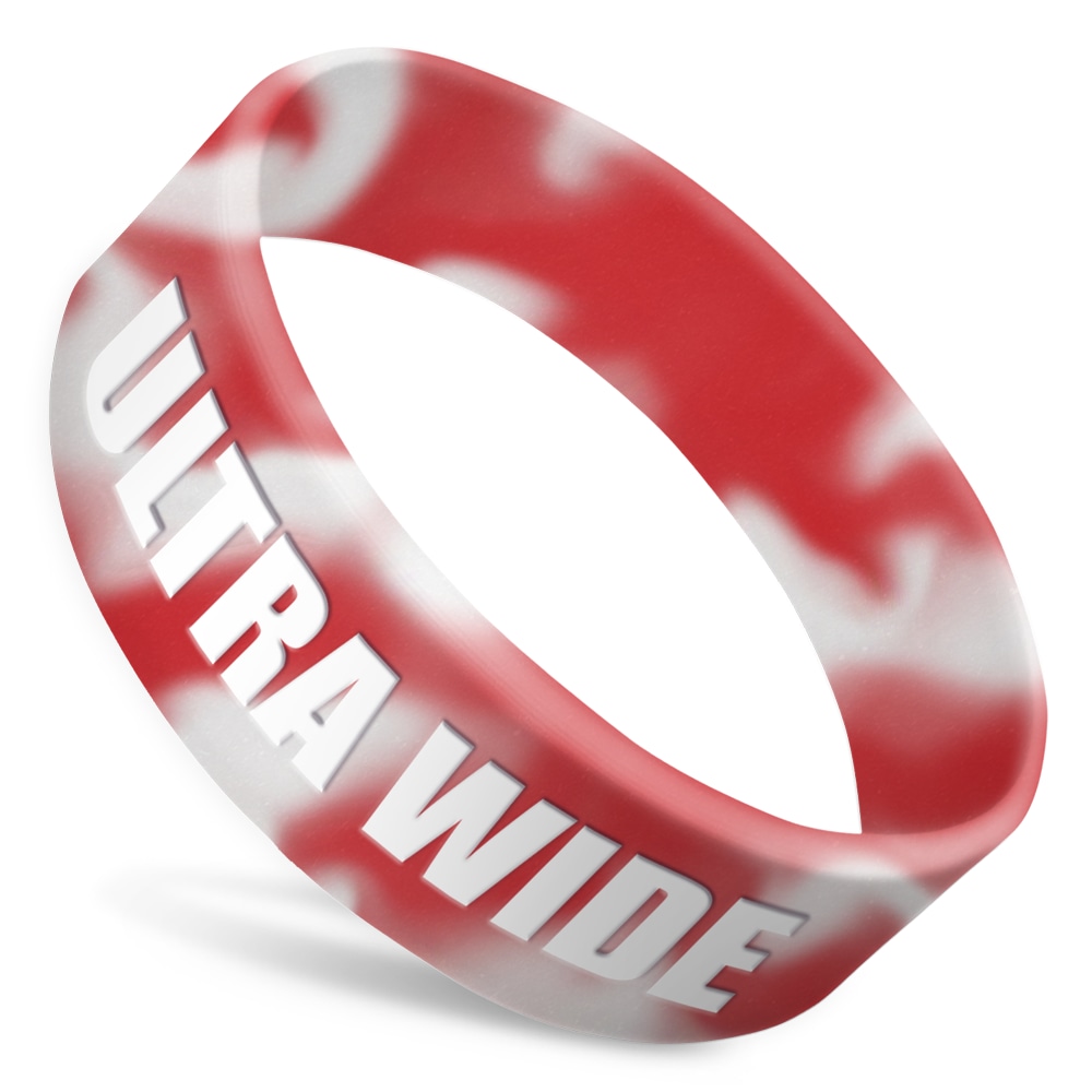 Custom Wristbands - Rubber - Ultra Wide