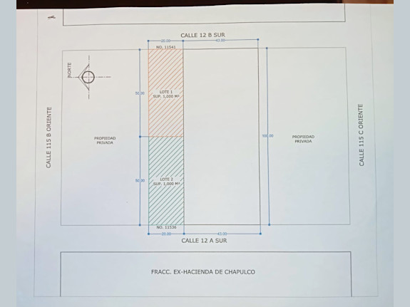 Land for sale for mixed use in the southern area.