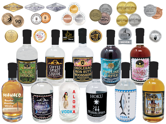 RHS Hawaii Award Winning Distillery