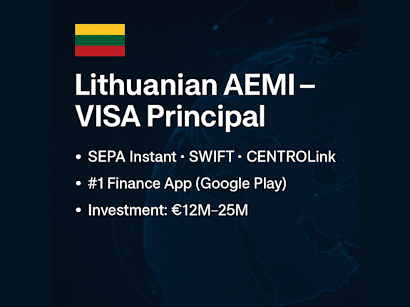 Lithuanian AEMI with VISA Principal Membership