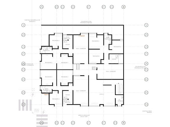 Sale of commercial building and apartments.