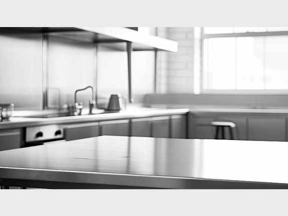 Commercial Kitchen with Real Estate