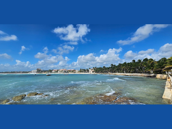 Land in Front of the Ocean