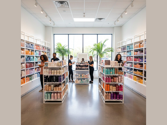 Beauty Supply Store High-Traffic Thriving Location