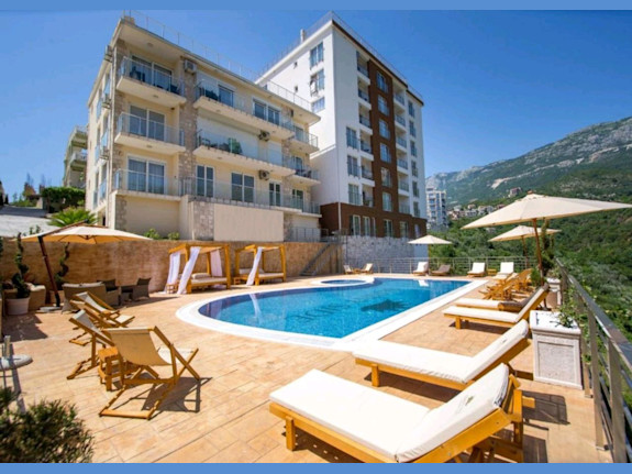 Bedroom Apt in Becici, Montenegro - Sea/Mtn View