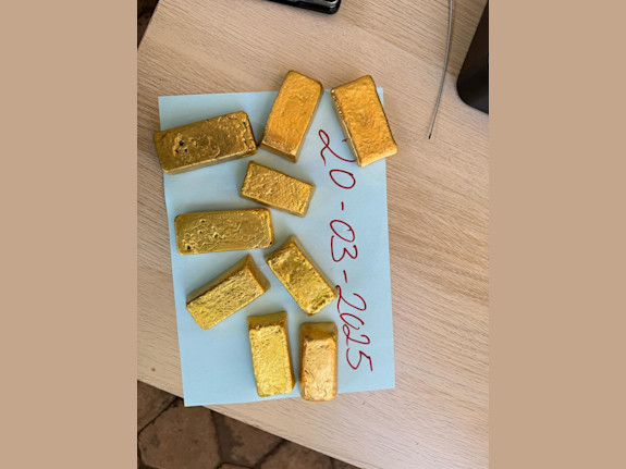 AU Unrefined Gold Bars