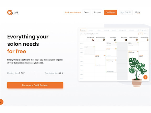 Cutting Edge Online Hair Salon Platform For Sale