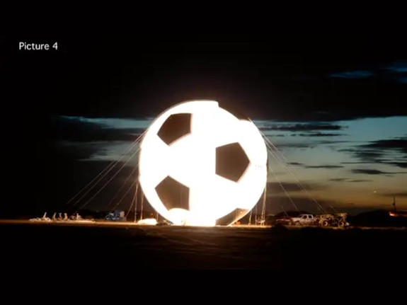 World's Largest Soccer Ball
