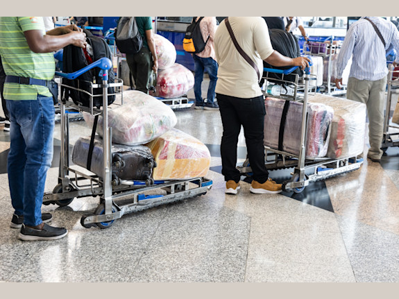 Luggage Wrapping in Florida's Busiest Airport