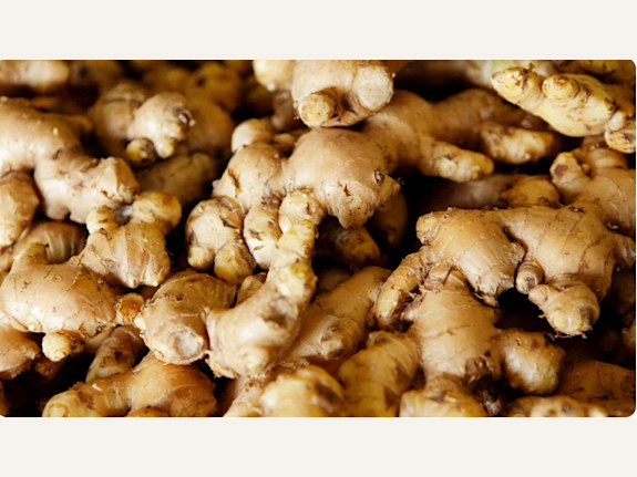 Soybeans, Ginger, Hibiscus flower and Sesame Seeds