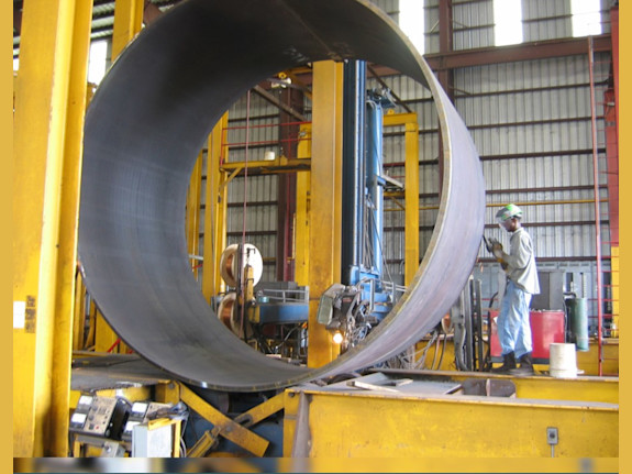 Heavy Industrial Steel Fabrication & Rolling Shop