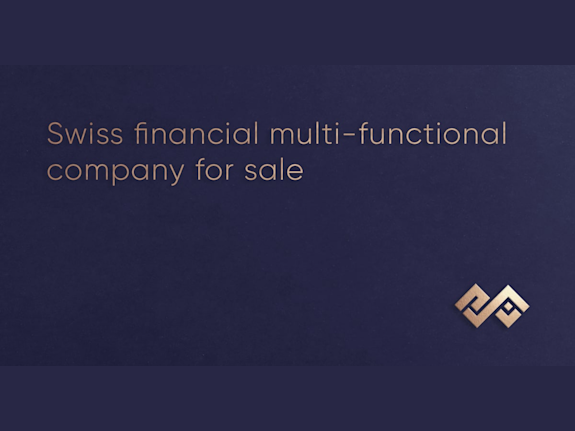 Swiss Financial Multi-Functional Company For Sale