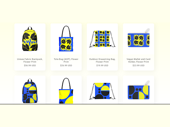 Print on Demand Vegan Bags Website Business