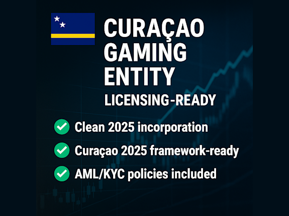 Curaçao Gaming Entity – Licensing-Ready