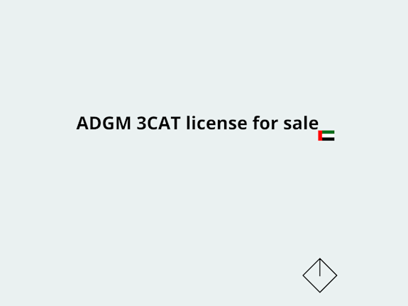ADGM 3CAT License For Sale