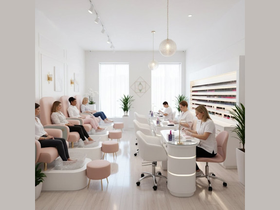 Thriving Nail Salon in Prime Boca Raton Location