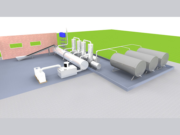 Small Oil Refinery in Brazil