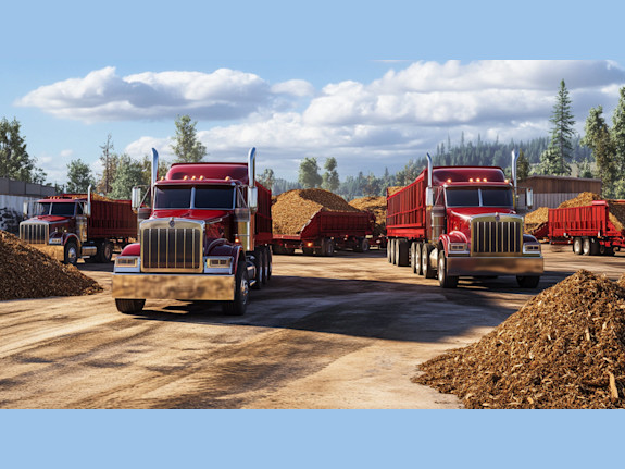 Specialty Trucking, Landscaping Bark Manufacturing