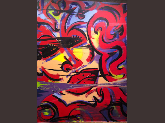 Jim Carrey Original Art / French Girl