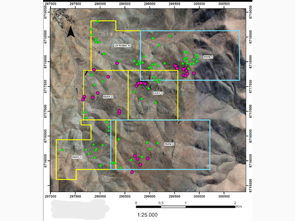 Greenfield in Porphyry District with Cu-Au.