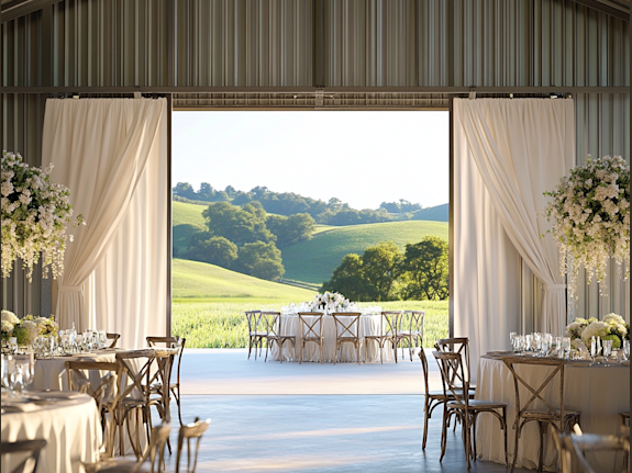 Established Luxury Wedding Venue with 20 acres