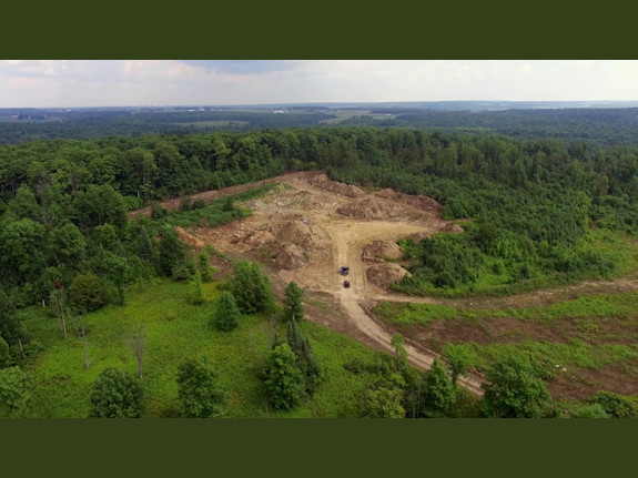 Nephrite Jade Mine, Central Wisconsin. USA