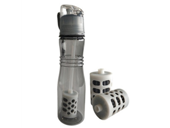 Camping BPA-Free Plastic Filter Water Bottle