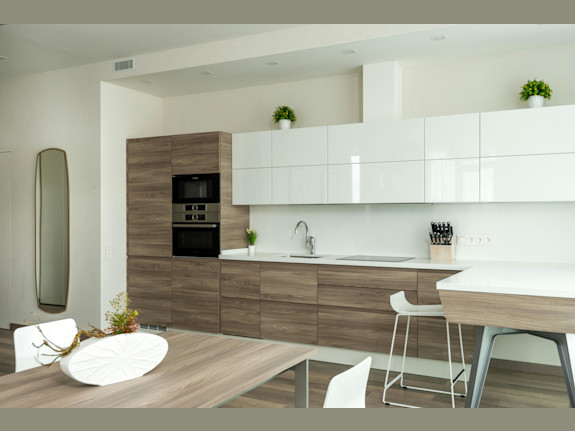 Custom Cabinetry with Real Estate